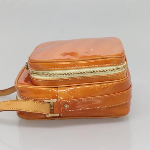 LOUIS VUITTON Monogram Vernis Wooster Bag Lime Yellow M91075 - Picture 4 of 12